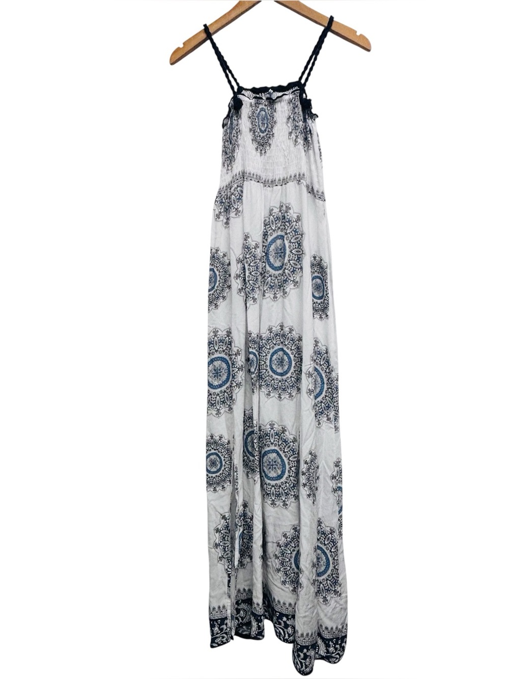 Bognar Blu Print Maxi Dress